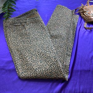 📌Celebrity Pink Animal Print Plus Size Cotton Pans